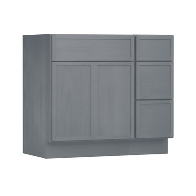 Base de meuble-lavabo simple 36 po seulement