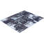 Tapis moderne noué à la main de conception unique - noir 8 pi 2 po x 10 pi 1 po Modern