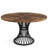 Ashiyah Round Metal Base Dining Table-1807005935-1749463401