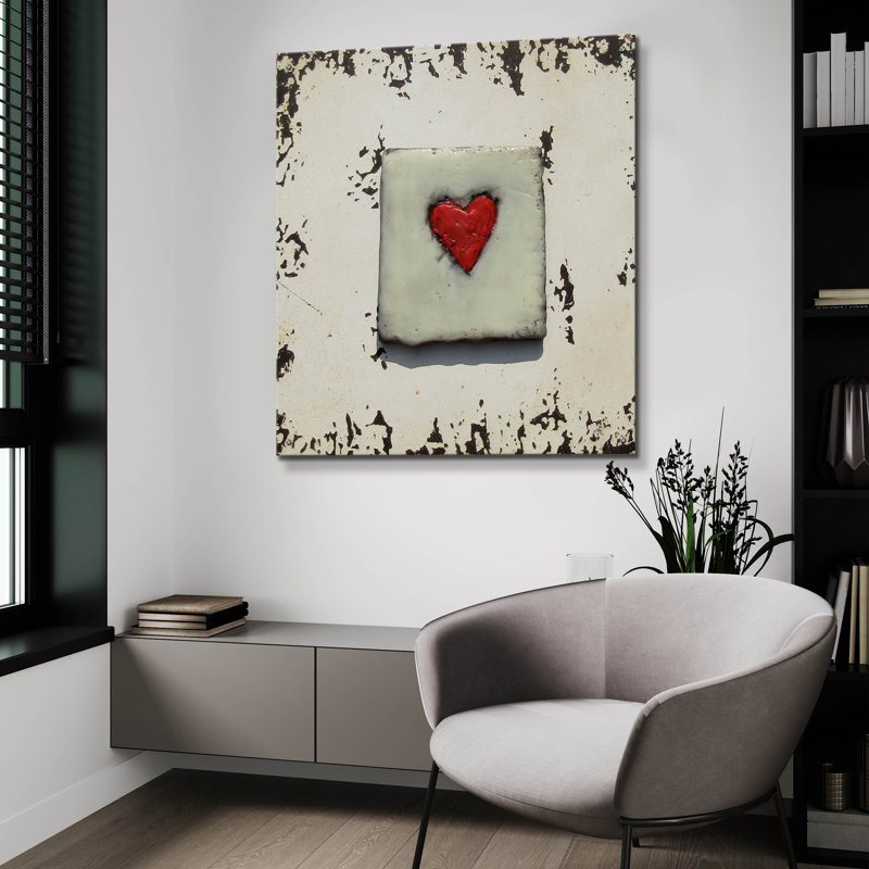 "Il était un amour 3" par LovIsArt, H 36 po x l 36 po x P 0,2 po