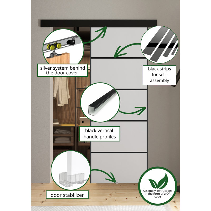 DOOR MARTI 1, 102cm x 205cm, White