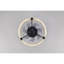 Ventilateurs de plafond 20 po avec ensemble, source de lumière DEL et télécommande, ventilateur DEL encastré moderne à intensité variable 3000-6500K, 6 vitesses, moteur à courant continu silencieux pour le salon, la chambre à coucher, la cuisine - noir mat-128776875