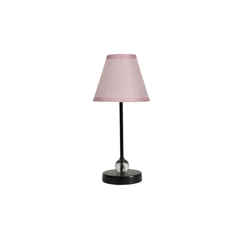 Lampe de table 15 po Morello, Rose, Noir