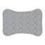Tapis à motif d'os gris 1 pièce