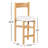 Zoyah Tayla Linen Counter Stool