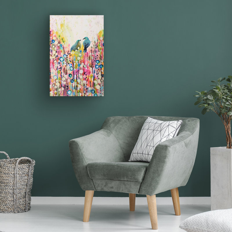 Art sur toile Sylvie Demers Dis Moi, H 19 po x l 12 po