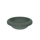Cuyama Slate Stone Handmade Oval Drop-In Bathroom Sink