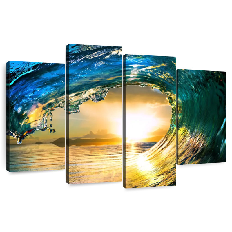 Gillard Dynamic Ocean Wave, 32" H x 52" W