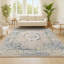 Tapis bleu marine / beige Rosalia Cottage-1810410358