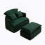 Fauteuil convertible polyvalent avec repose-pieds pour espaces compacts-450155238