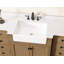 Meuble-lavabo simple 60 po avec lavabo rectangulaire blanc Maxbano Farmhouse-108920219