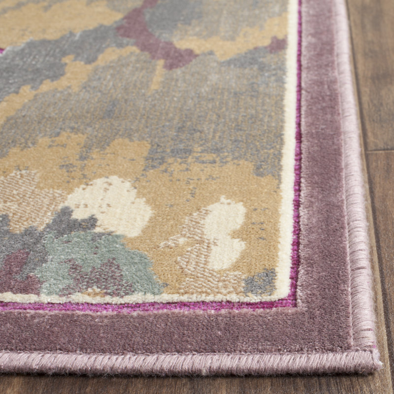 Tapis à fleurs Gordon, Rectangle 5 pi 3 po x 7 pi 6 po