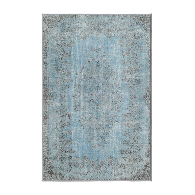 Tapis oriental bleu clair Kanagy, Rectangle 7 pi x 10 pi