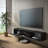 Desmone Modern Floating TV Stand for Up to 80" TVs- Wall Mounted Media Console with Storage, Black Wood Finish-111925897-86898963