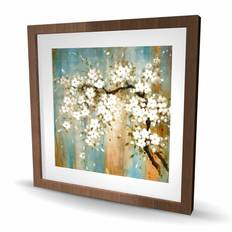 Relaxing Cherry Blossoms - Contemporary, chambre à coucher, reproduction encadrée