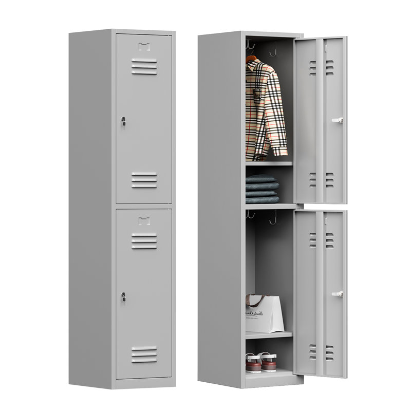 Marnee 15 " Wide 3 - Shelf Storage Cabinet with, Gray