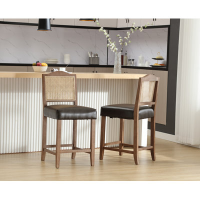 Ariew Unfinished 26.5'' Counter Stool