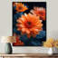  «Orange Green Autumn Blaze Mums - Mums, art mural-1148360108-1245516690