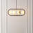 Arielmarie 4 - Light Black/Brass Gold Kitchen Island Pendant