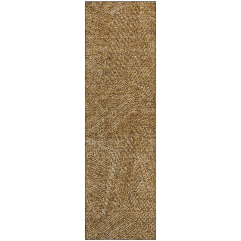 Premium Machine Washable Finchley AMF991 Lines Rug, Runner 2'3" x 7'6"
