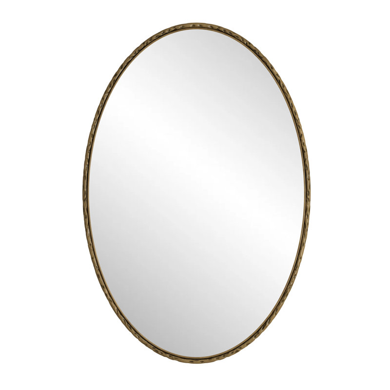 Miroir rétro Iron Art (miroir inclus seulement), Doré