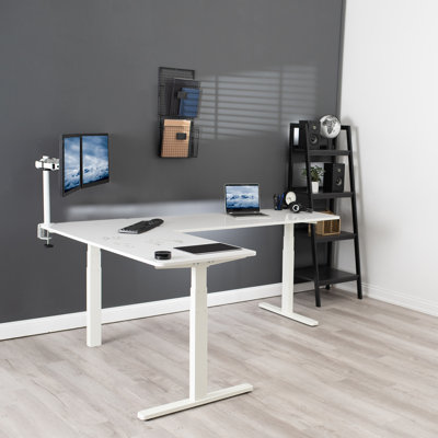 Bureau en coin électrique 83 "x 60"