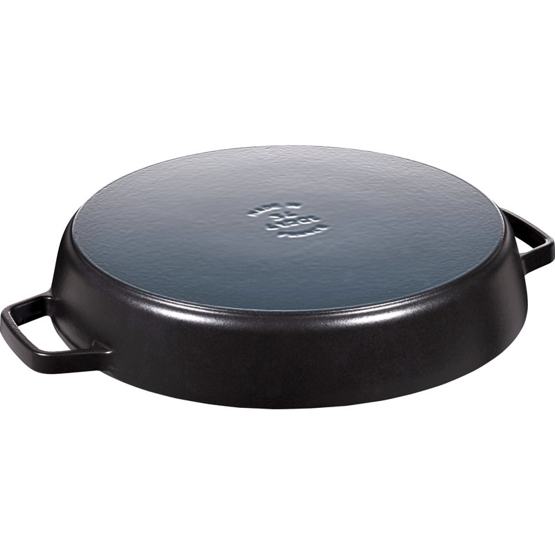 STAUB Cast Iron Fry Pan, 34cm, Black