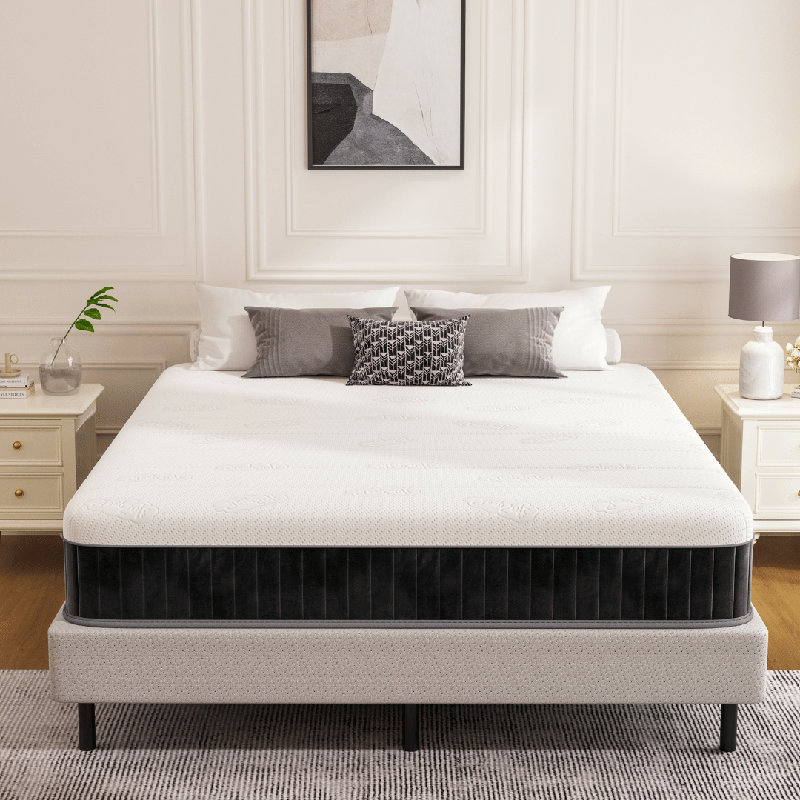 Medium Hybrid  Mattress With Pressure Relief, Full, 10