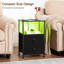39cm W Metal Bedside Table