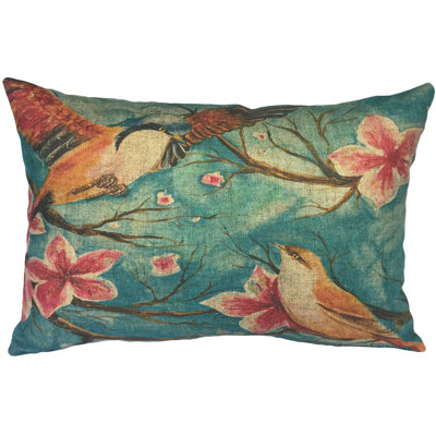 Linen Reversible Throw Pillow