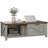Farmhouse Coffee Table with Drawer and Storage Shelf for Living Room-1898916942-1898916941