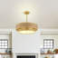 Lustre tissé en rotin 17,7 po Aylianna