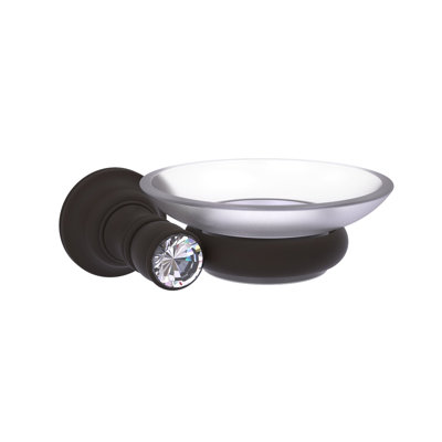 Porte-savon mural en cristal Gavin