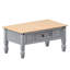 Pippa Solid Wood Four Leg Coffee Table with Storage