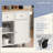 Kitchen Island With Power Outlet,Kitchen Storage Island With Drop Leaf And Rubber Wood,Open Storage And Wine Rack,5 Wheels,With Adjustable Storage For Home, Kitchen, And Dining Room,White-934773031