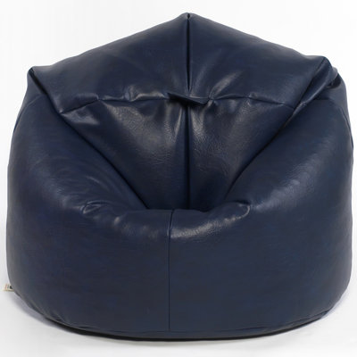 Faux Leather Refillable Classic Bean Bag
