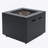 Square Metal Fire Pit Table For Outdoor Space
