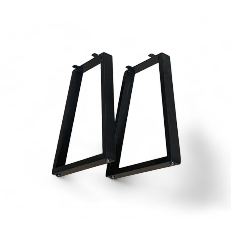 Pied de banc trapézoïdal, ensemble de 2