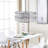 18" Chrome Modern Crystal Drum Chandelier