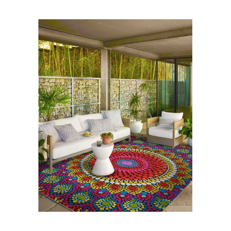 Tapis tissé à motif lavable à la machine, Sous-tapis rectangulaire 3 pi 11 po x 5 pi 11 po i