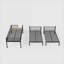 Classic Black Metal Platform Triple Bunk Bed for Multi-Child Homes and Overnight Sleepovers, Separable Design