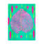 Feuilles bolognaises en rose sur toile-95427505