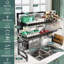 Expandable 304 Stainless Steel Over-The-Sink Dish Drying Rack,Ultimate Kitchen Shelf Storage Organizer