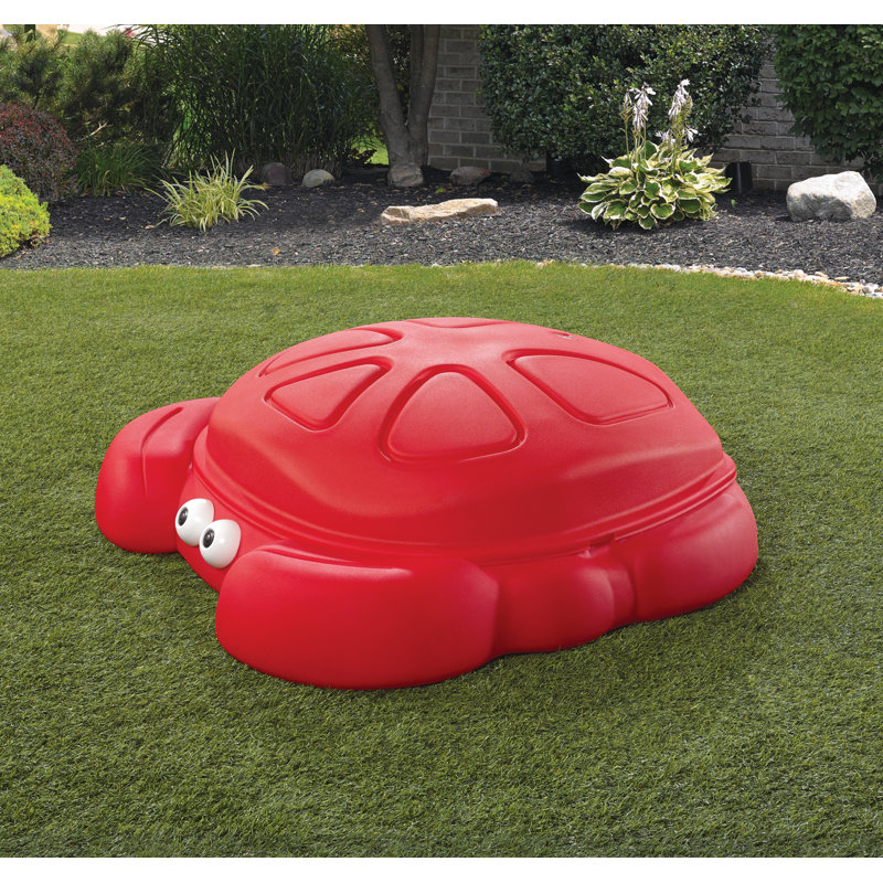 Step2 Crabbie 119.4cm x 40.6cm Plastic Sandbox with Cover