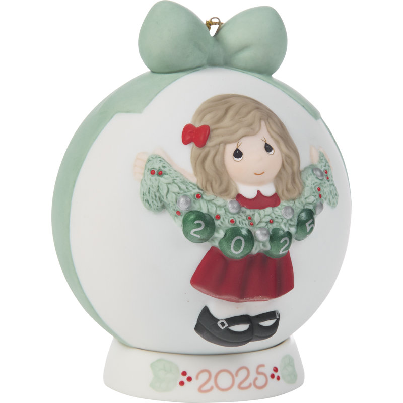 Ornement de Noël Precious Moments Deck The Halls 2025