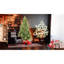 Arbre de Noël classique de 6 pi, 350 lumières blanches chaudes, 1339 pointes en PE + réalistes, branches à charnières à installation simple, support en métal pour décoration d'arbre avec base de fêtes automatique