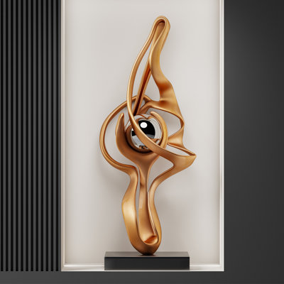 Handmade Rotatable Sculpture with 3D Design