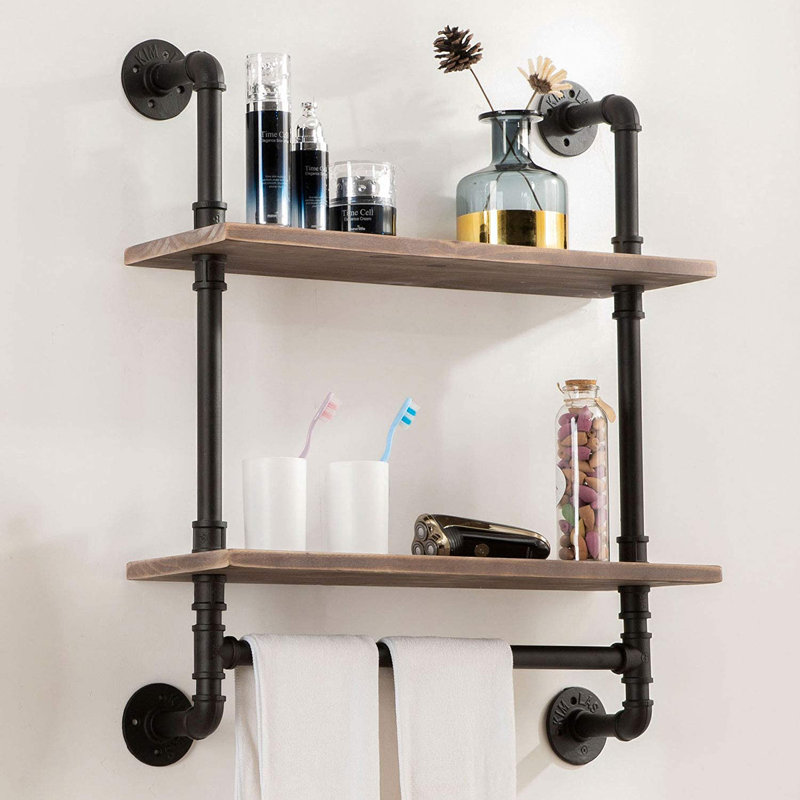 Deya 24inch 2 Tier Floating Shelf