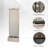 XBrand 72" Steel/Glass Free-Standing Mirror Waterfall Fountain w/ Pump, LED Lights and Rocks, Modern Mirror Fountain, Home and Garden Décor, Indoor Waterfall Fountain-1534215005-1534215004