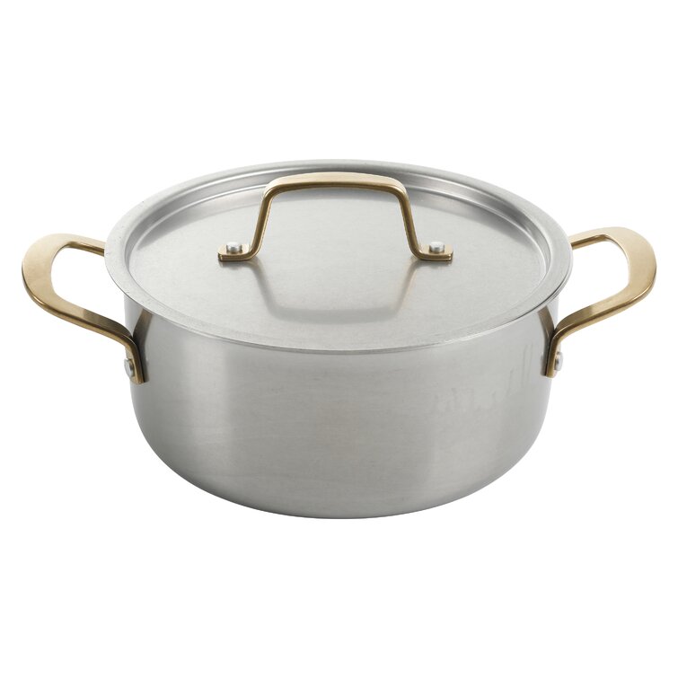 Martha Stewart Stainless Steel Silver Cookware Set, 10 pc - Harris